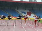 97 Nicholas Gayle (Sale Harriers) and winner 100 Matt Hudson (City of Sheffield) 110 metres Hurdles at the 2012 England and North Champs.